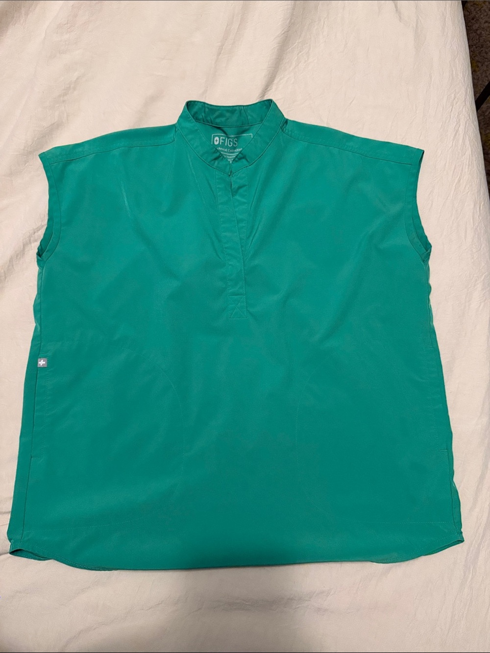 Figs Safety Green Rafaela Scrub Top